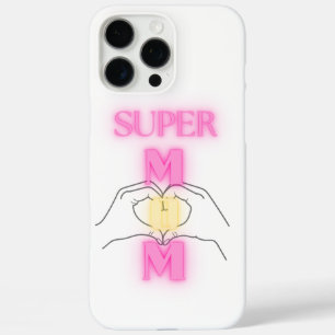 Coque iPhone 16 Pro Max Super maman meilleur cadeau pour maman