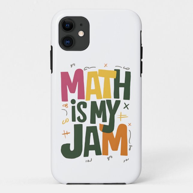 Coques Case-Mate iPhone Super Math est ma confiture Premier jour de retour (Dos)