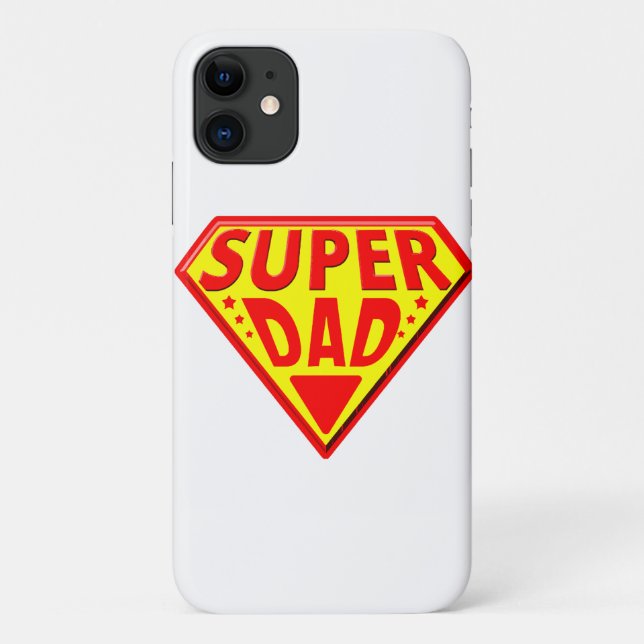 Coques Case-Mate iPhone Super Papa - Bonne Fête des Pères (Dos)