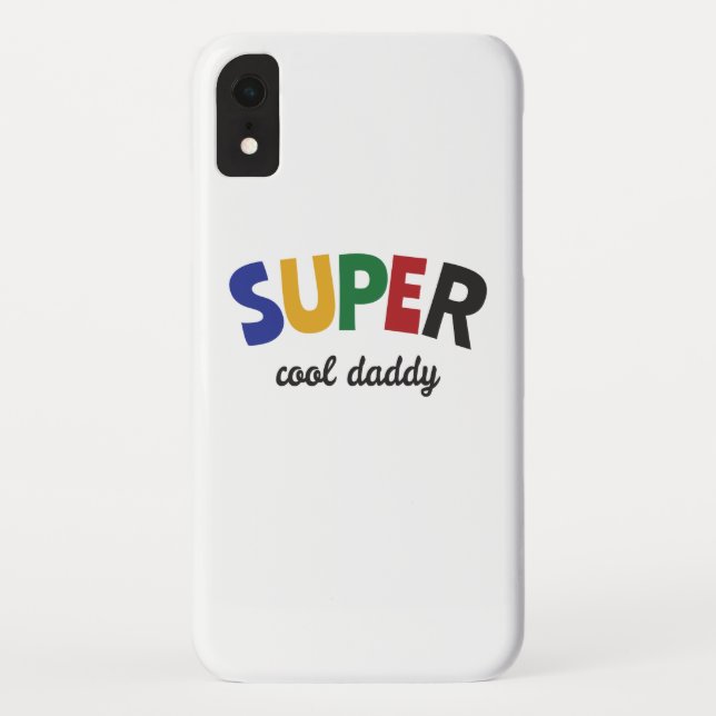 Coques Case-Mate iPhone Super papa cool (Dos)
