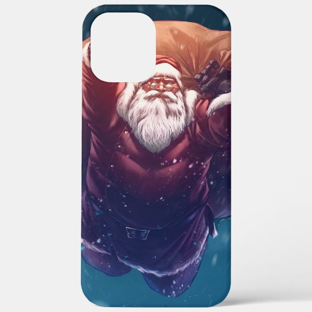 Coques Case-Mate iPhone Super Père Noël (Verso)