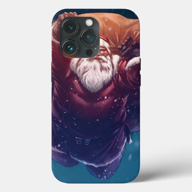Coques Case-Mate iPhone Super Père Noël (Verso)
