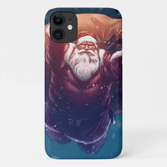 Coques Case-Mate iPhone Super Père Noël (Dos)