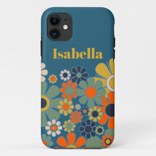 Case-Mate iPhone Case Super Retro 60s les années 70 modèle floral person
