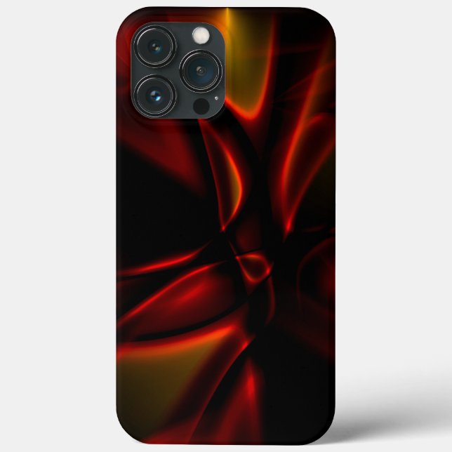 Coques Case-Mate iPhone Super rouge foncé pièces bizarres en ton soyeux à  (Verso)