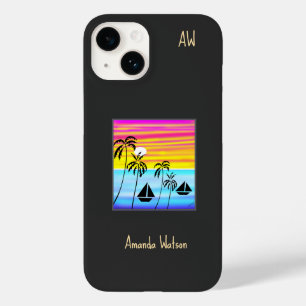 Coque Case-Mate iPhone Super Sunset Tropical Sailing Mug