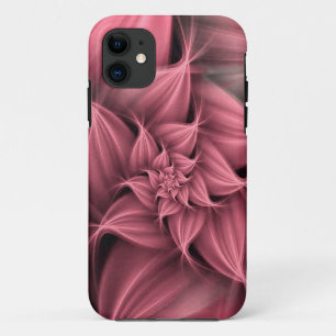 Case-Mate iPhone Case Superbe fleur rose corail fractale