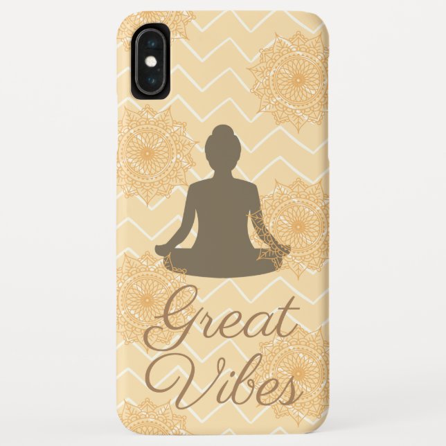 Coques Case-Mate iPhone Superbes Vibrations Assis en Position du Lotus (Dos)