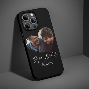 Coque Case-Mate iPhone SuperDAD Photo moderne Black Cadeau tendance