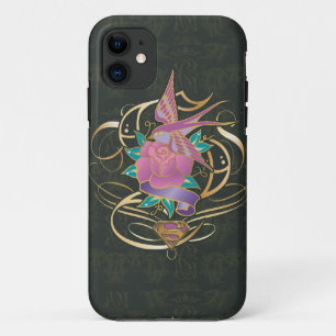 Coque Case-Mate iPhone Supergirl Bird and Flower