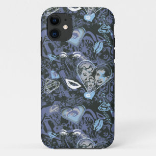 Coque Case-Mate iPhone Supergirl Coeurs et lèvres Motif