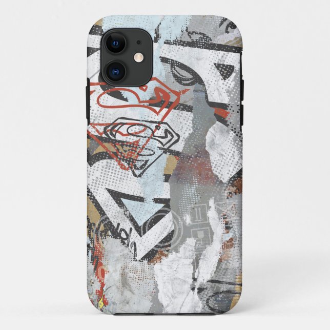 Coques Case-Mate iPhone Supergirl Comic Capers Pattern 1 (Dos)