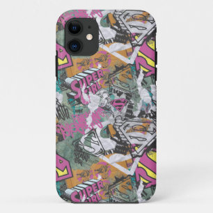 Coque Case-Mate Pour iPhone Supergirl Comic Capers Pattern 10