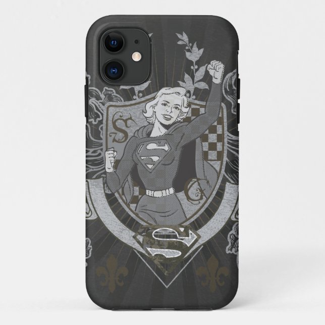 Coques Case-Mate iPhone Supergirl Crest (Dos)