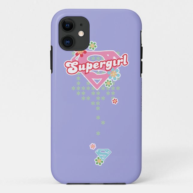 Coques Case-Mate iPhone Supergirl Flower Madness (Dos)