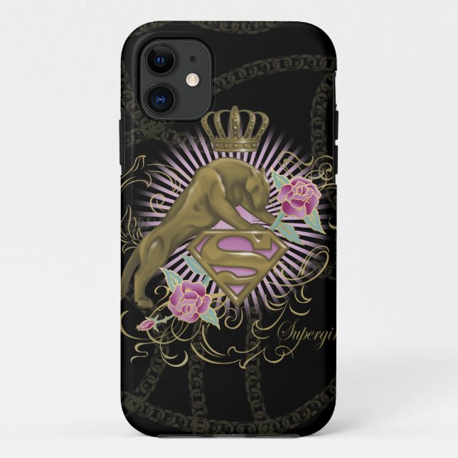 Coques Case-Mate iPhone Supergirl Golden Cat 4 (Dos)