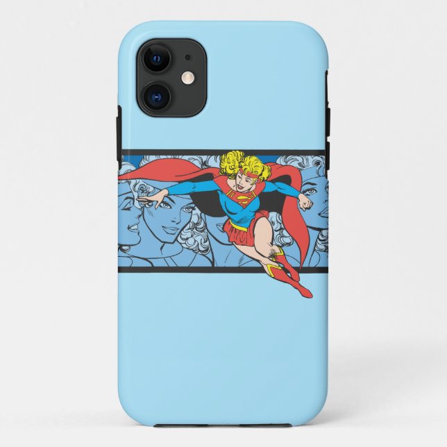 Coques Case-Mate iPhone Supergirl Head Shots (Dos)