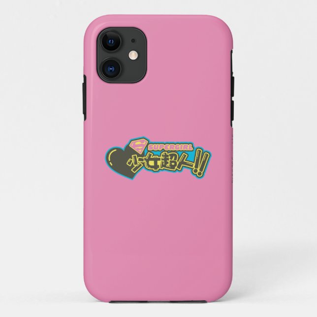 Coques Case-Mate iPhone Supergirl J-Pop 2 (Dos)