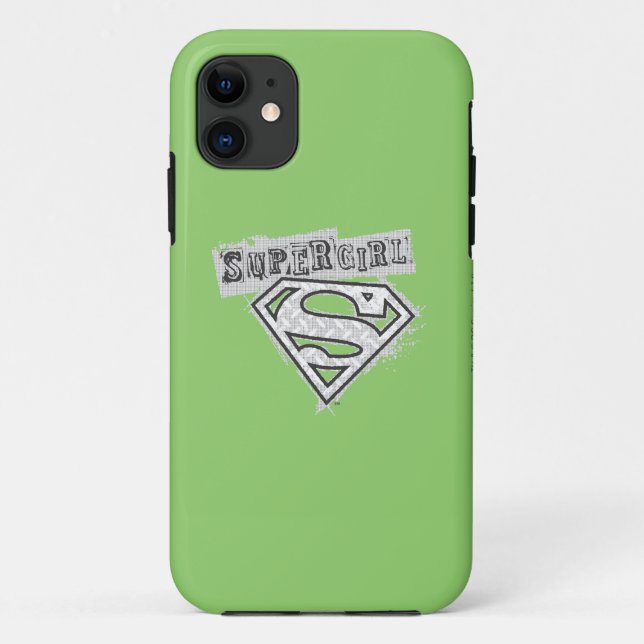 Coques Case-Mate iPhone Supergirl Logo 1 (Dos)