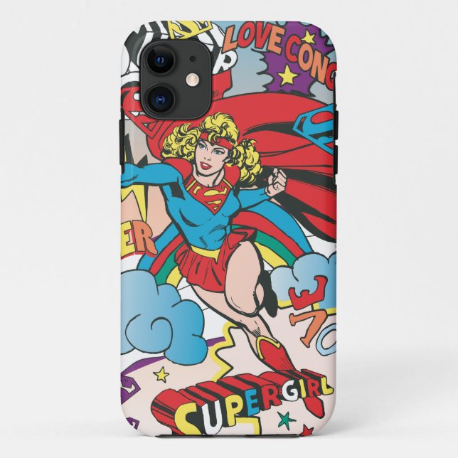 Coques Case-Mate iPhone Supergirl Love Conquise (Dos)