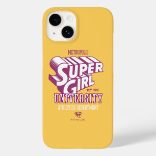Coque Case-Mate iPhone Supergirl Metropolis University Athletics Départem