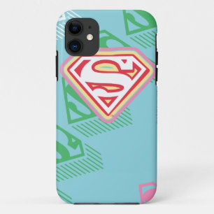 Coques Pour iPhone Supergirl Pastel Repeat Pattern
