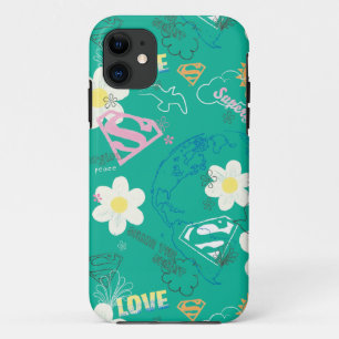 Coques Pour iPhone Supergirl pour Motif pour la paix