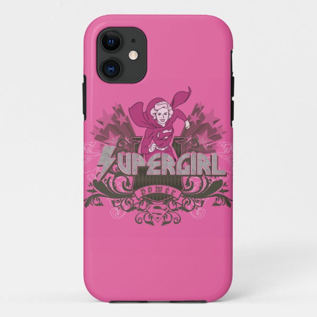 Coques Case-Mate iPhone Supergirl Power 2 (Dos)