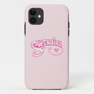Coques Pour iPhone Supergirl Rose Logo Star Burn
