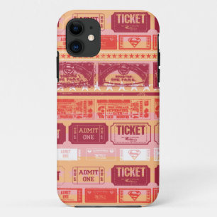 Etui iPhone Case-Mate Supergirl Ticket Motif Orange