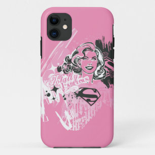 Coque iPhone 11 Supergirl Totalement Fabuleux