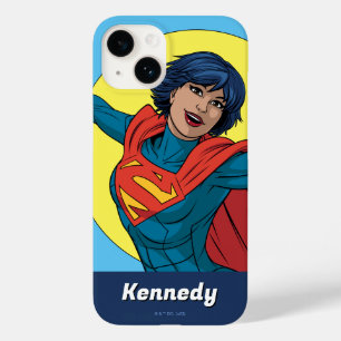 Coque Case-Mate iPhone Supergirl volant en costume bleu