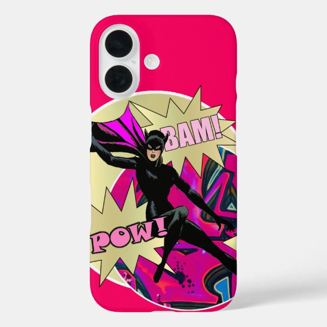 Coques Case-Mate iPhone Superhéros féminin rétro (Verso)