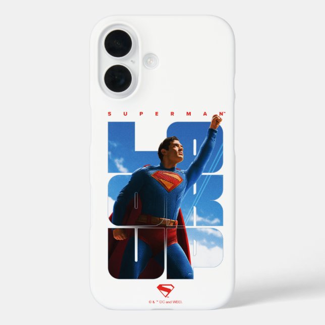 Coques Case-Mate iPhone Superman regarde Pose (Verso)