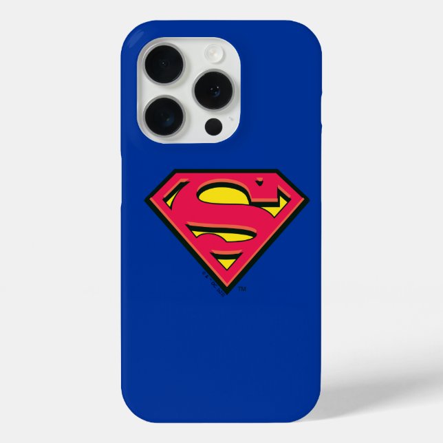 Coques Case-Mate iPhone Superman S-Shield | Logo classique (Verso)