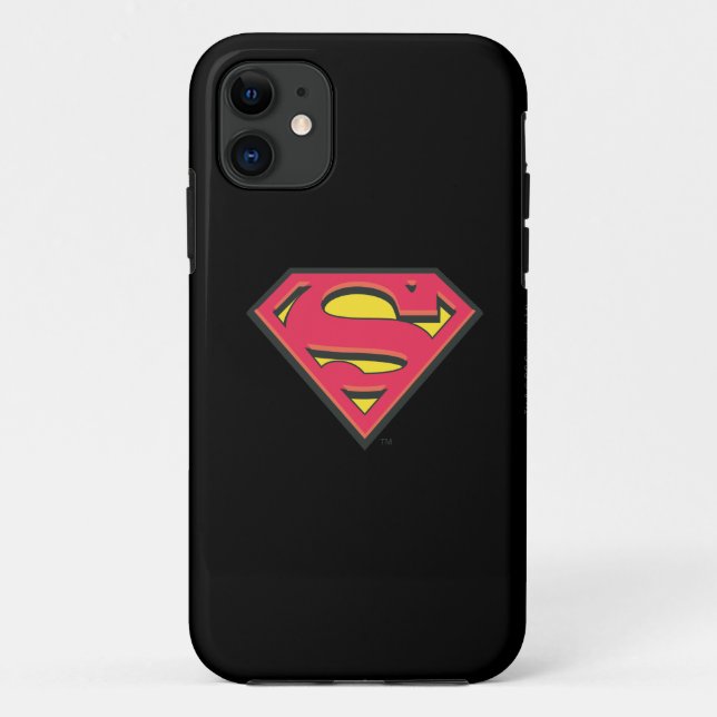 Coques Case-Mate iPhone Superman S-Shield | Logo classique (Dos)