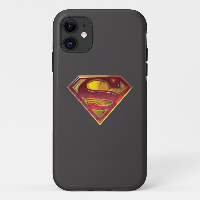 Coques Case-Mate iPhone Superman S-Shield | Logo de réflexion (Dos)