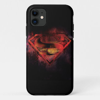 Coque iPhone 11 Superman S-Shield | Logo peint