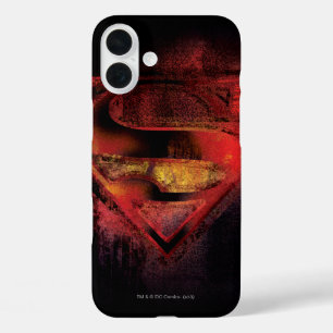 Coques iPhone 16 Plus Superman S-Shield   Logo peint