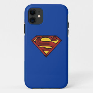 Coque iPhone 11 Superman S-Shield   Logo rouge foncé