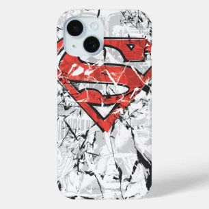 Coque Case-Mate iPhone Superman Stylisé   Logo comique découpé