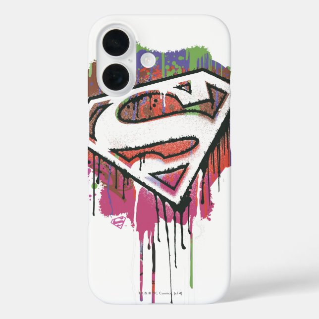 Coques Case-Mate iPhone Superman Stylisé | Logo de l'innocence tordue (Verso)