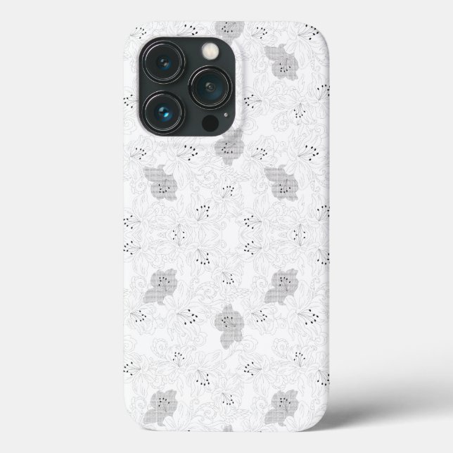 Coques Case-Mate iPhone Superposition de grille transparente – Texture PNG (Verso)