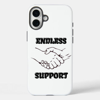 Coque Pour iPhone 16 Plus Support sans fin - Symbole de l'unité et de la vér