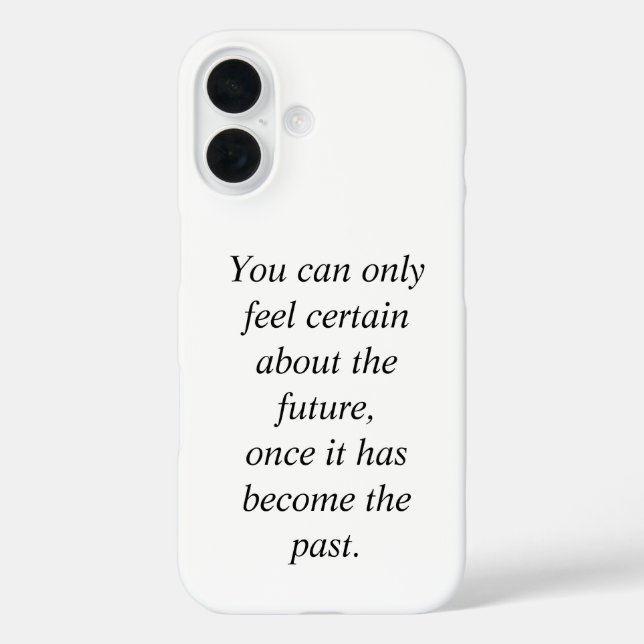 Coques Case-Mate iPhone Sur la certitude (Verso)