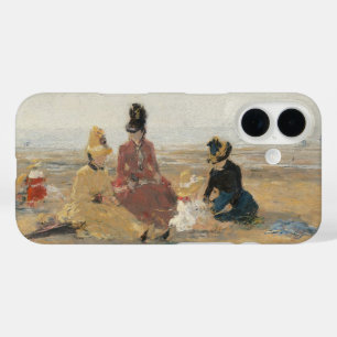 Coque Pour iPhone 16 Sur la plage Trouville 1887 par Eugene Boudin