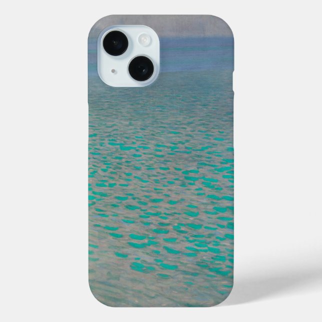 Coques Case-Mate iPhone Sur le lac Attersee par Gustav Klimt, Beaux-Arts V (Verso)