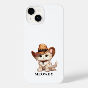Coque Case-Mate iPhone Surcharge de laideur Meowdy Western Cat