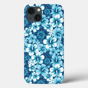 Etui iPhone 13 Surf Floral Hibiscus Motif