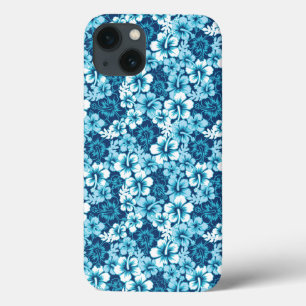 iPhone 13 Coque Surf Floral Hibiscus Pattern